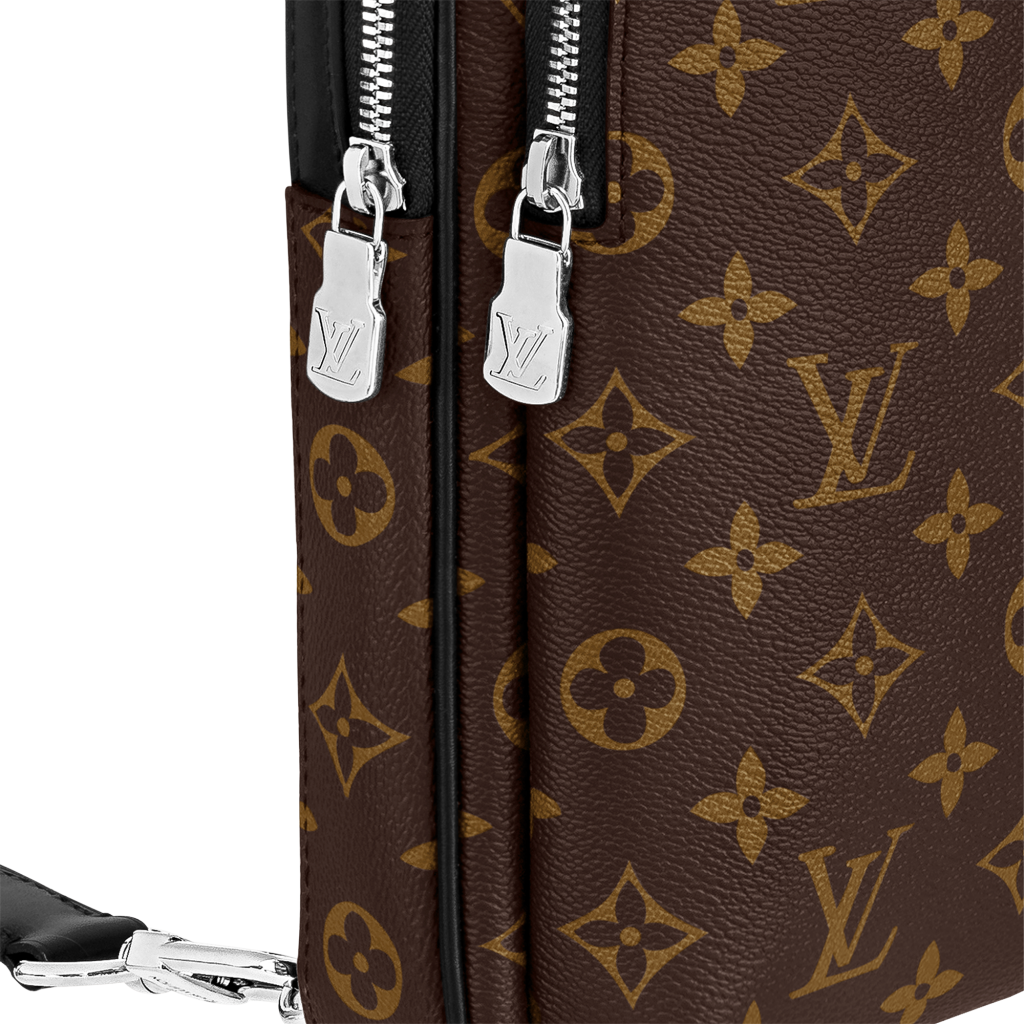 Authentic LOUIS VUITTON Monogram Macassar Avenue sling bag M46327 Shoulder  ba