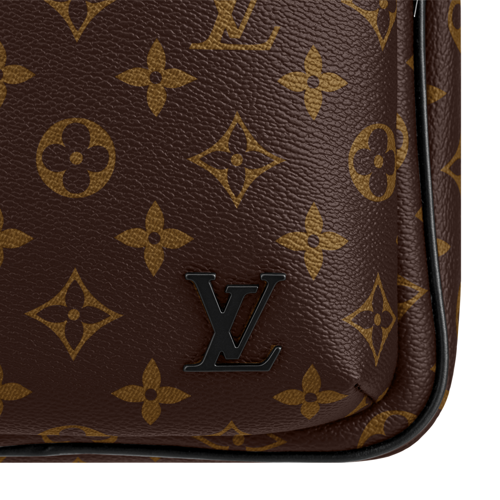 Authentic LOUIS VUITTON Monogram Macassar Avenue sling bag M46327