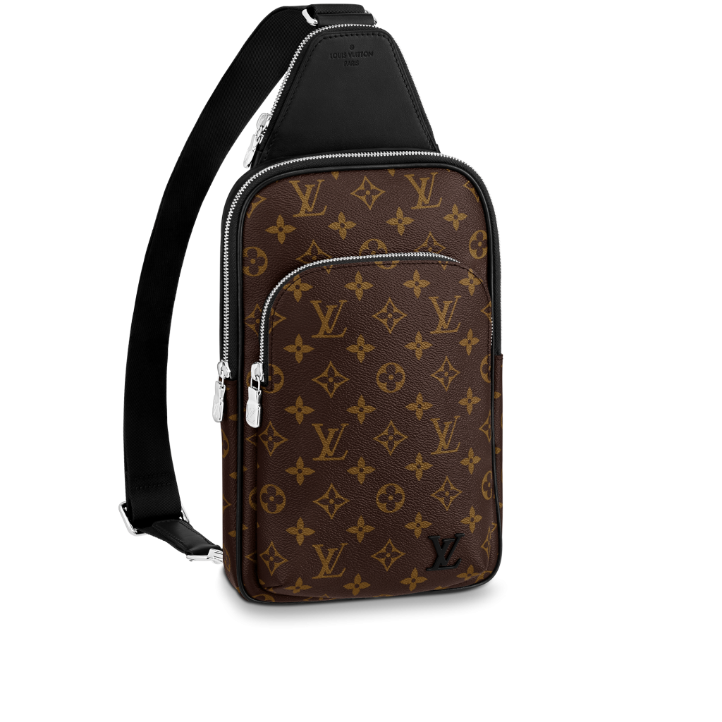 Louis Vuitton Avenue Sling Monogram Leather Crossbody Bag