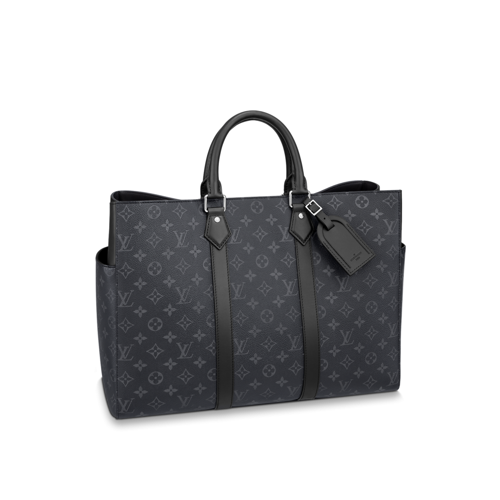 Túi Nam Louis Vuitton Sac Plat 24h Tote Bag 'Black' M46451 – LUXITY