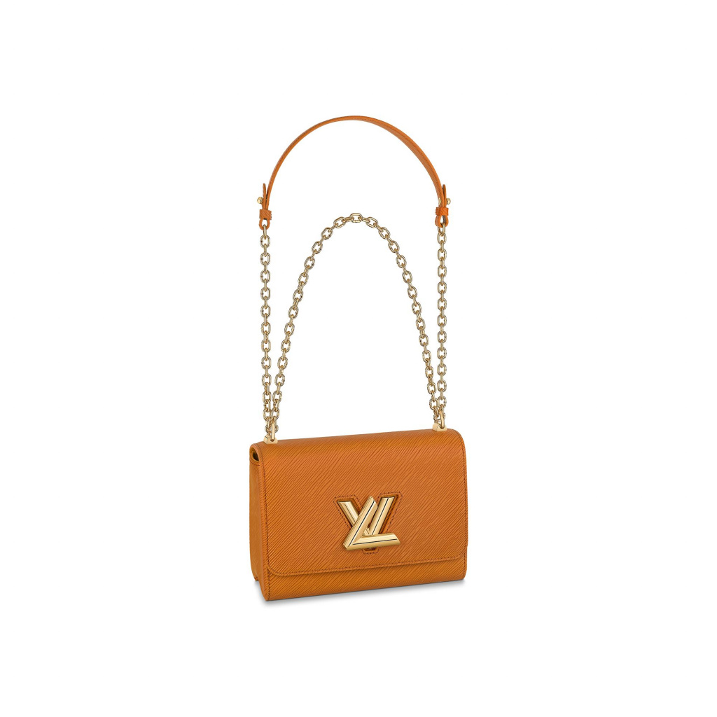 Louis Vuitton LV EPI Bracelet Gold Metal. Size M