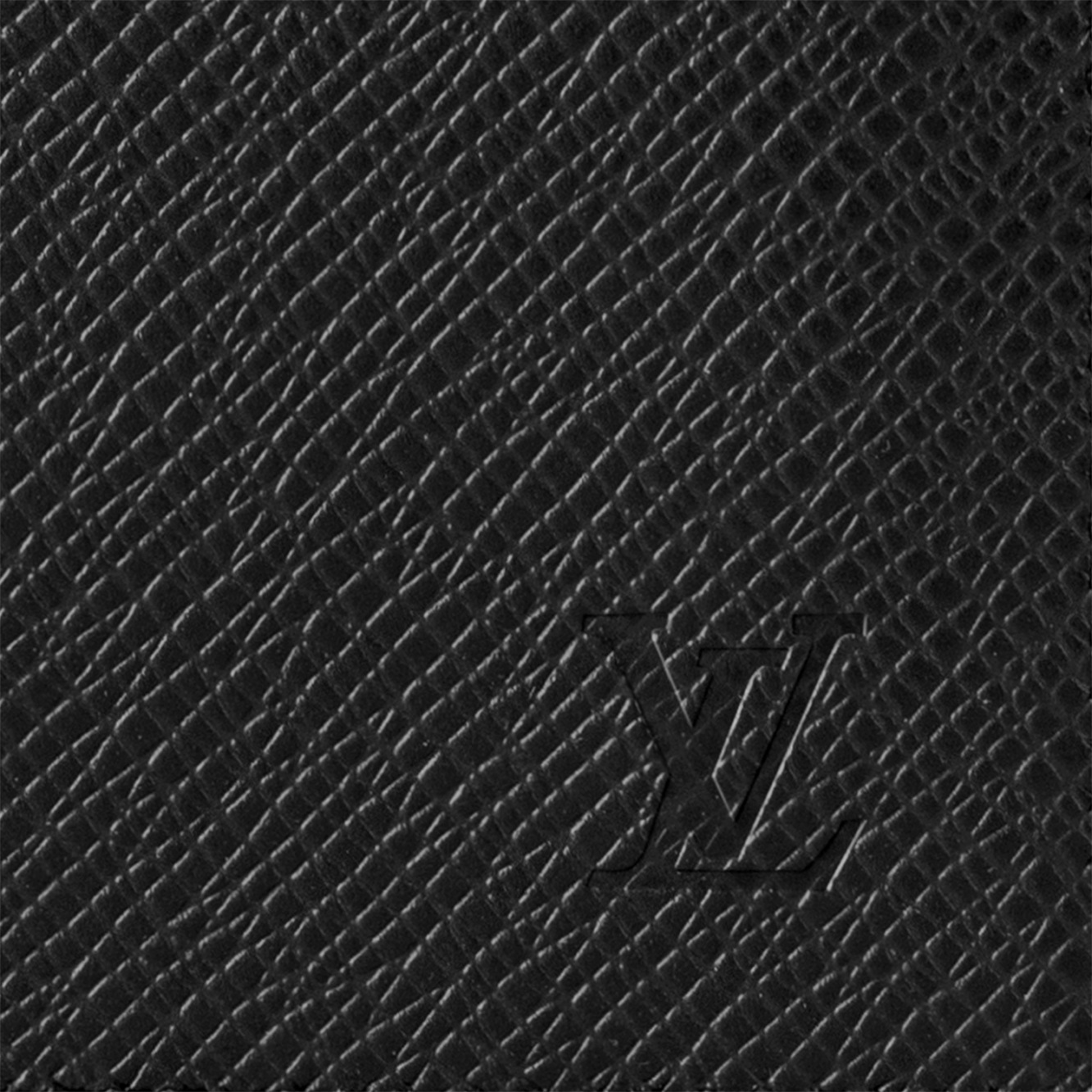 Louis Vuitton M62045 Amerigo Wallet, Black, One Size