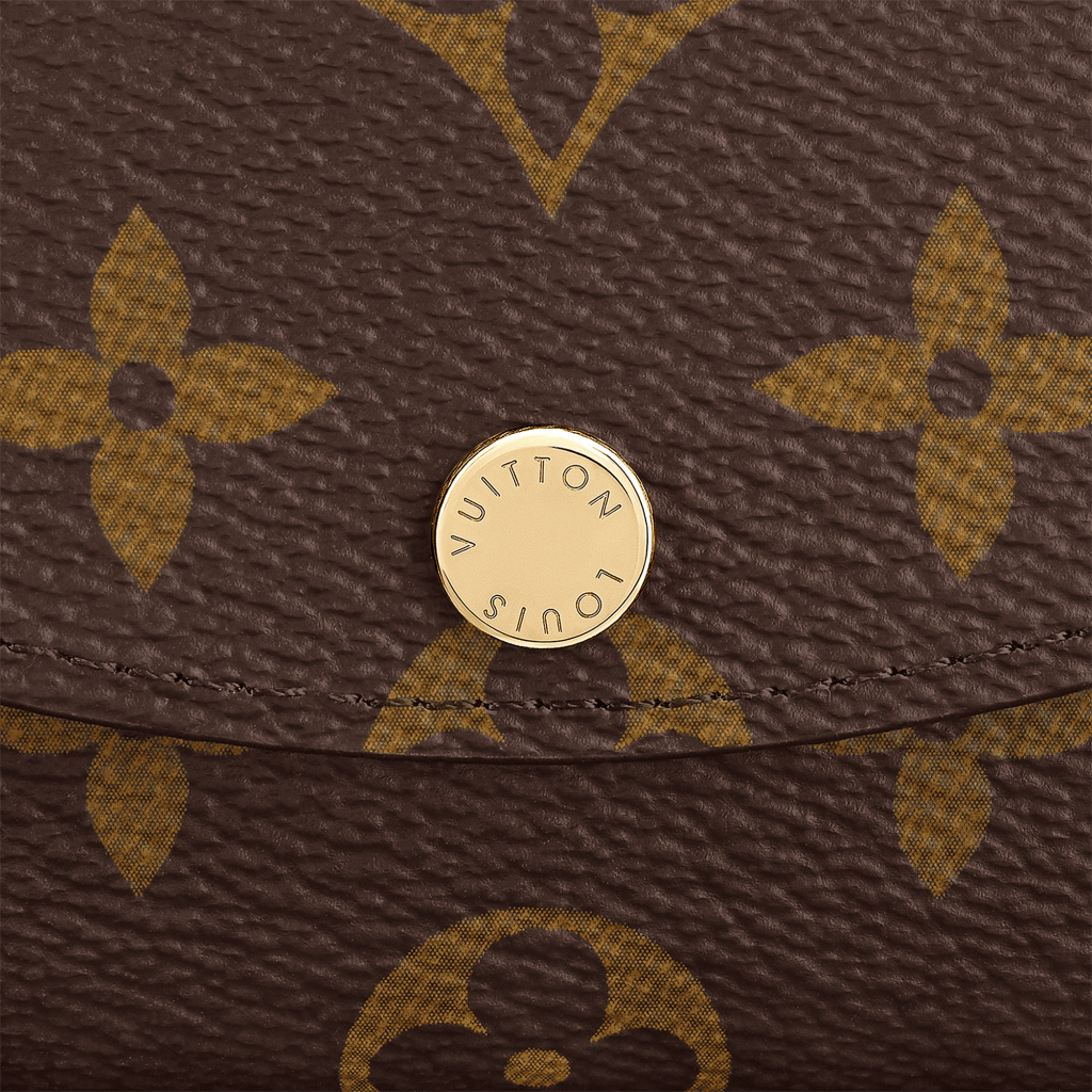 Monogram Canvas & Leather Rosalie Coin Purse for Women