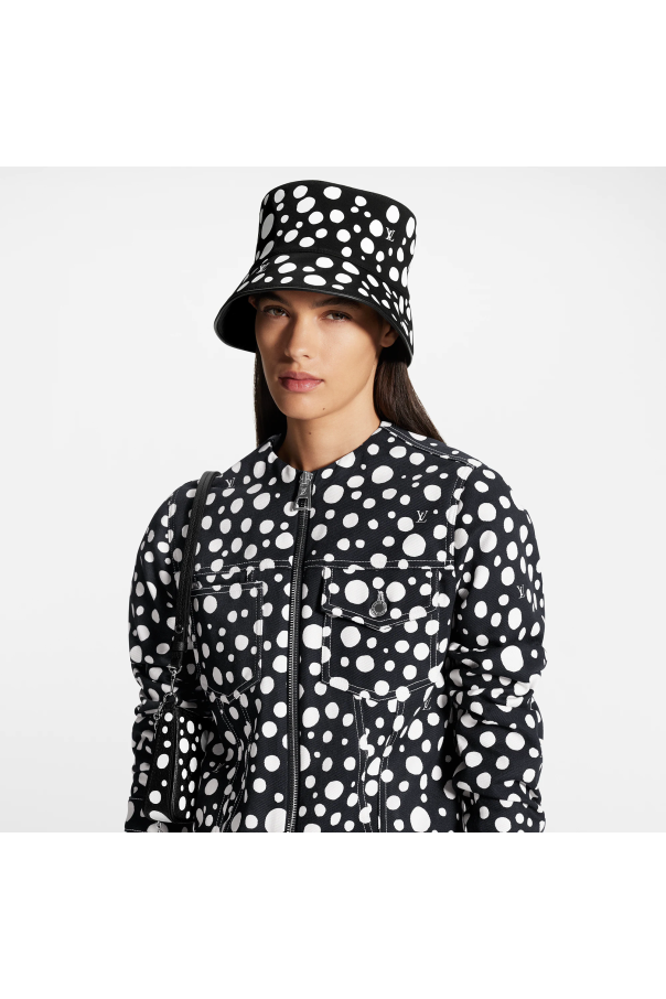 Louis Vuitton LV x YK Reversible Infinity Dots Bucket Hat, Pink, S