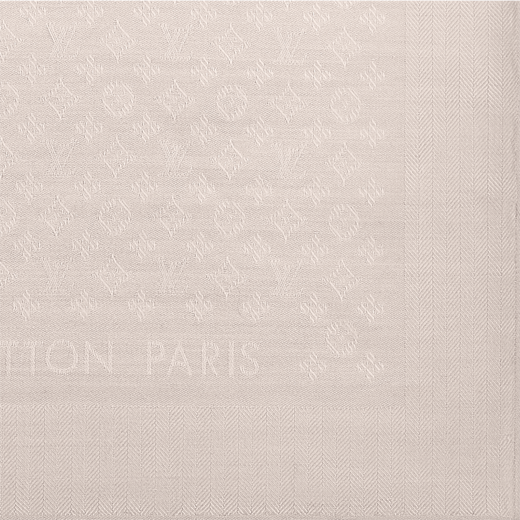 Louis Vuitton Evermore Shawl Cream Silk