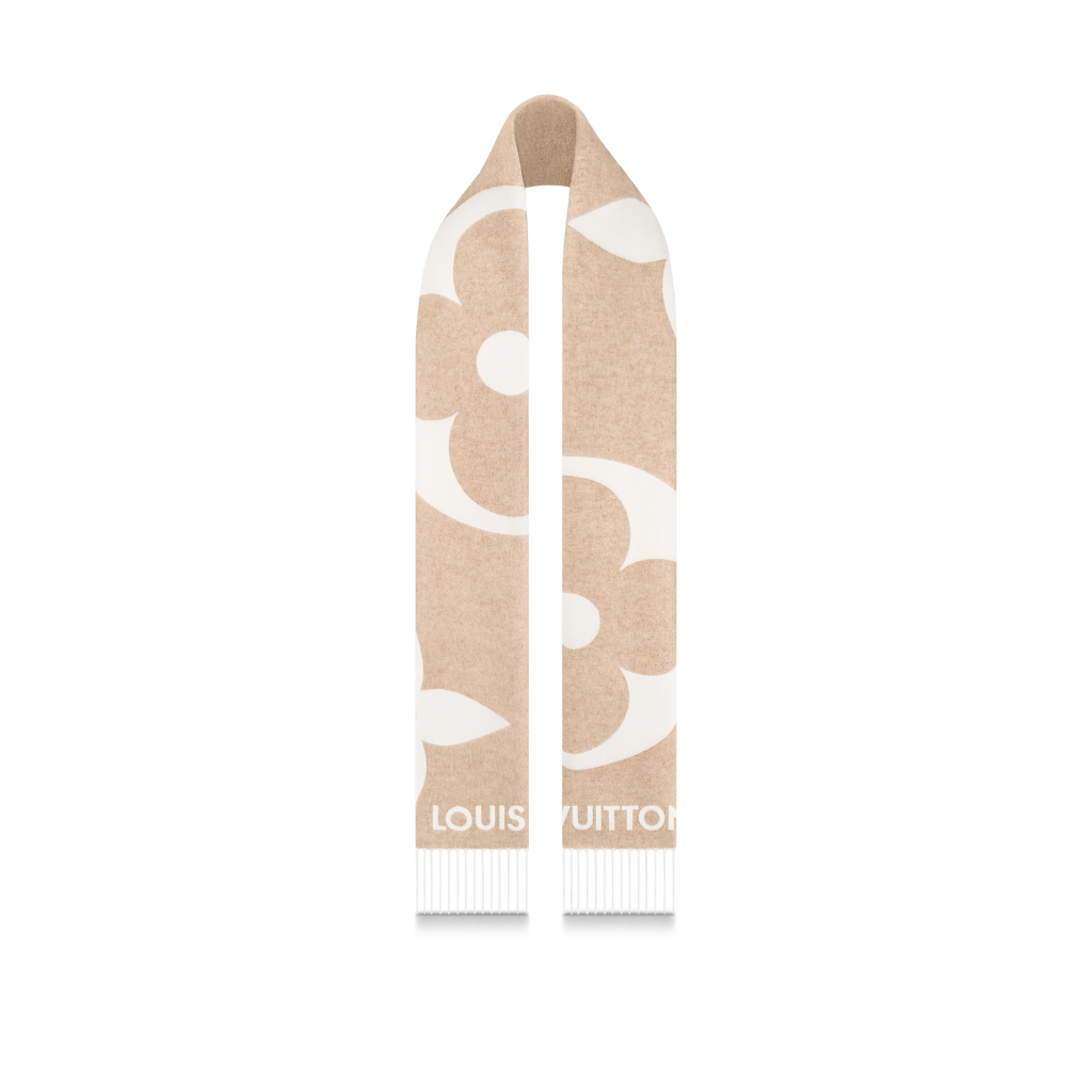 Shop Louis Vuitton MONOGRAM Ultimate shine scarf (M78917, M78120, M77855)  by Ravie