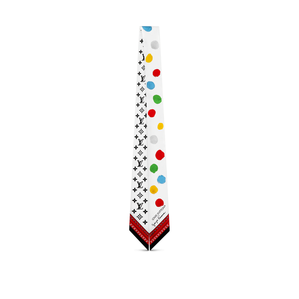LOUIS VUITTON Tie Monogram Dot Used From Japan