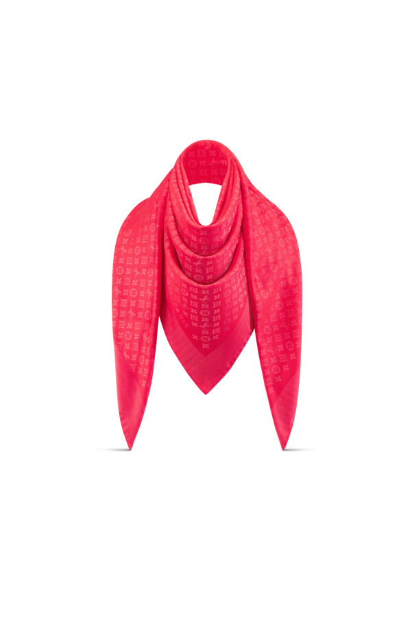 Louis Vuitton Rising Confidential Silk Bandeau BB In Blush Pink