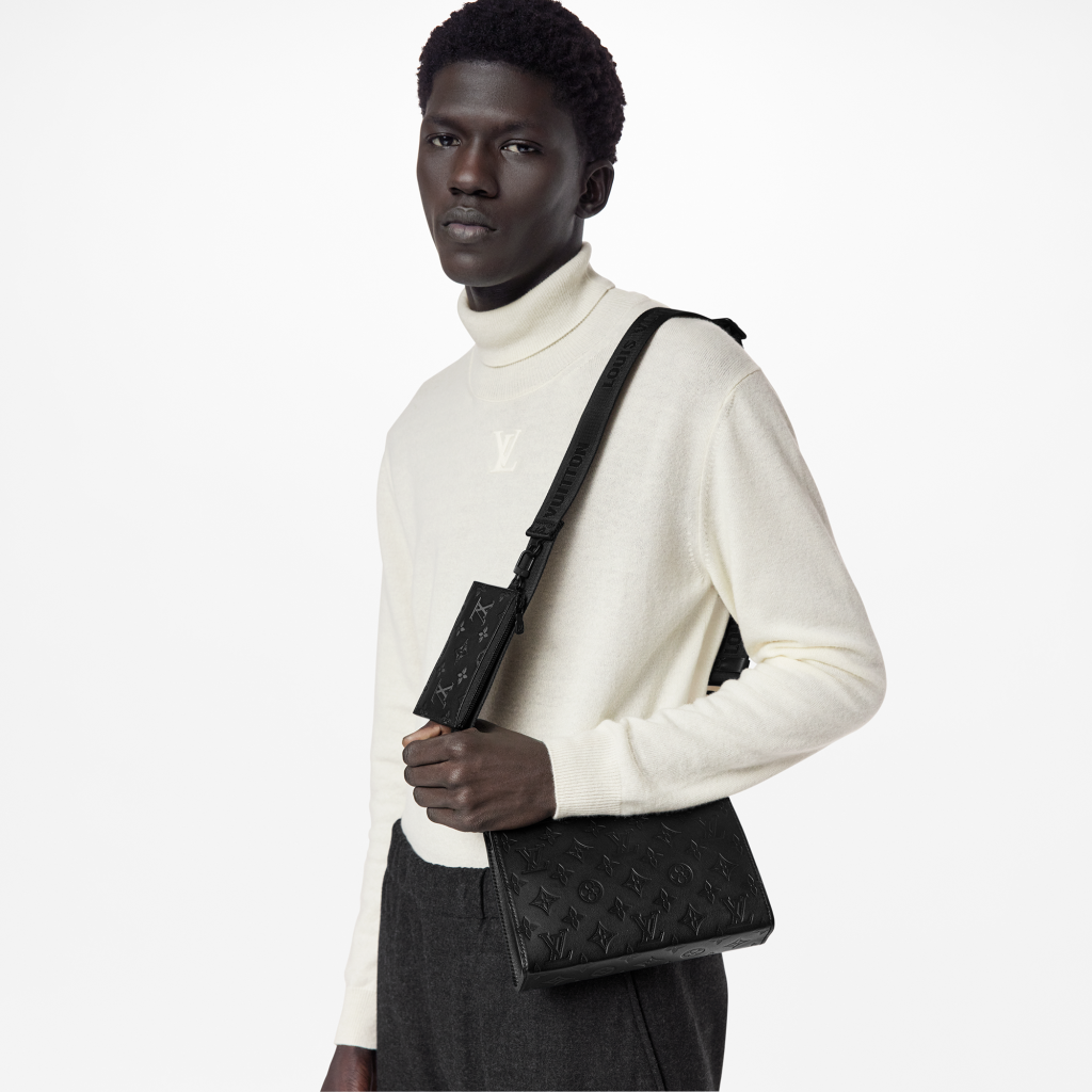 Louis Vuitton Monogram Shadow Gaston Wearable Wallet M81115 Men's  Shoulder Bag