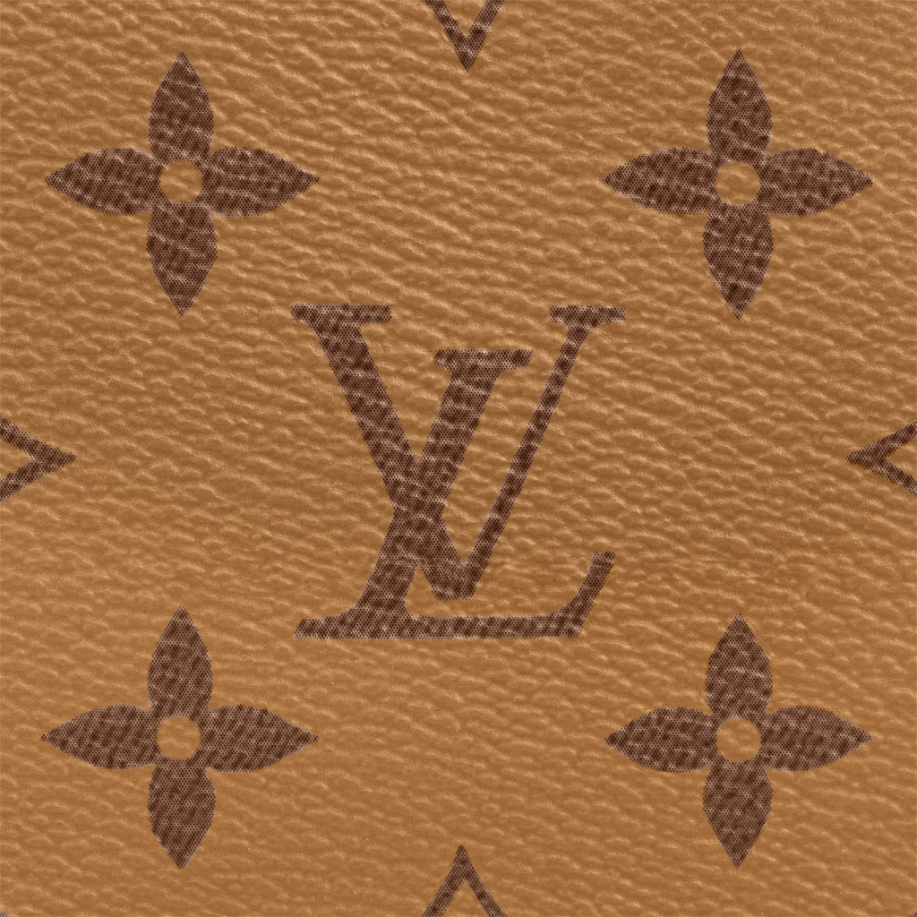 Authentic Louis Vuitton Logo Mania LV Circle Bracelet Brown Near