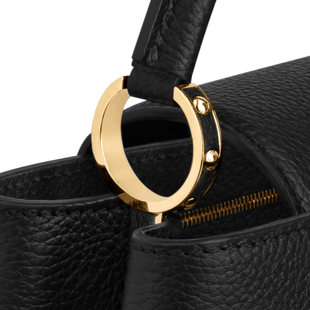 Louis Vuitton Leather Capucines BB Top-Handle Bag