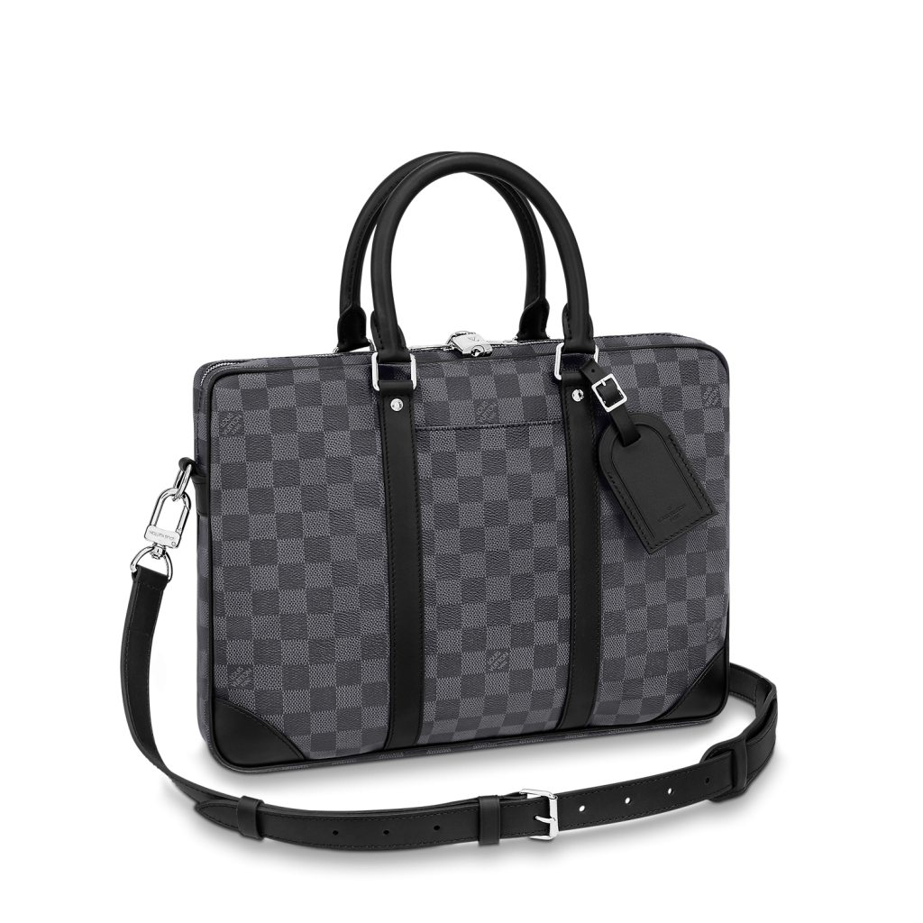 LV Damier Graphite Tie Case with Cufflinks Compartment - Luggage