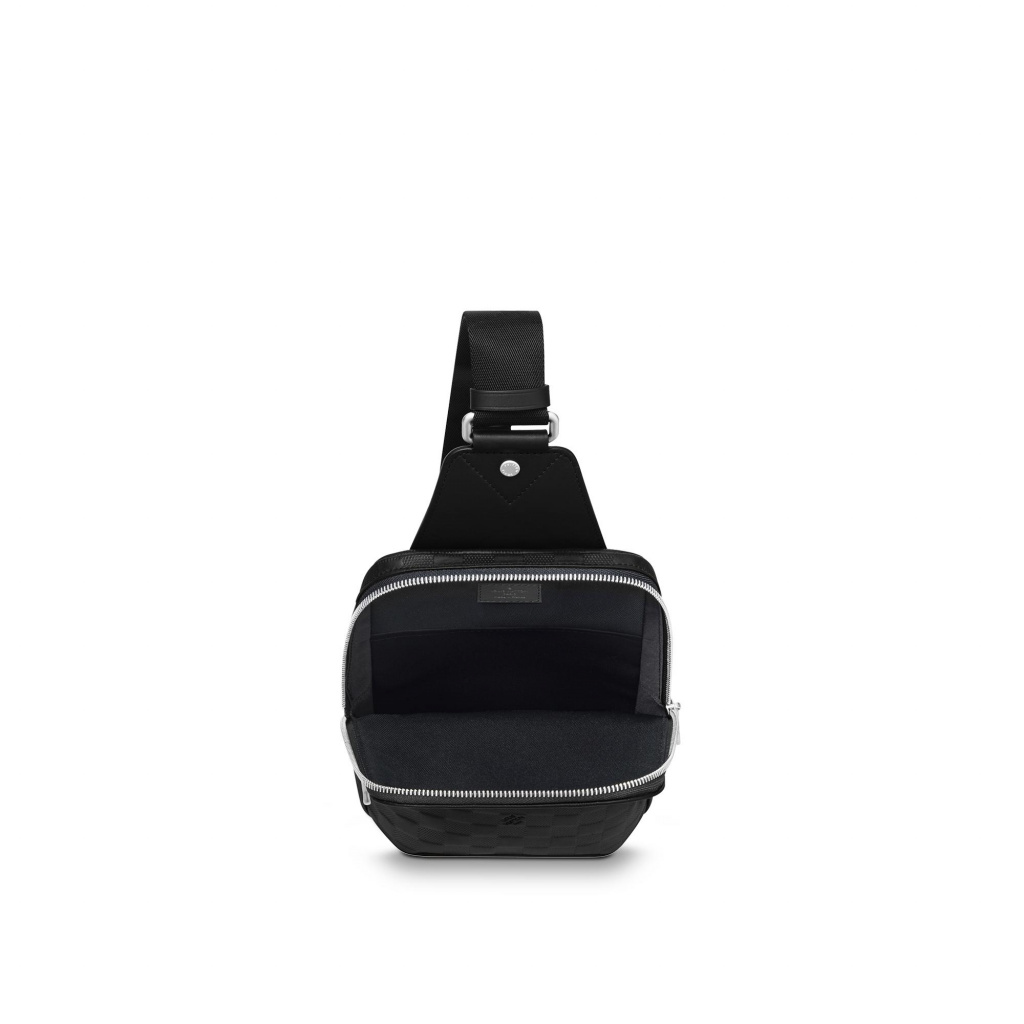 Louis Vuitton Damier Infini Avenue Sling Bag Black Leather N41720