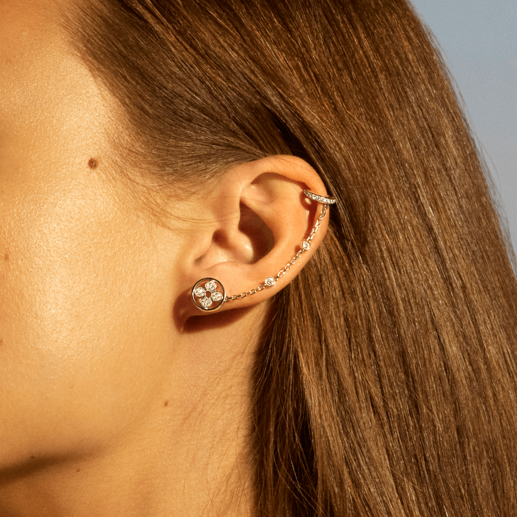Louis Vuitton Idylle Blossom Mono Chain Earring - IetpShops shop online
