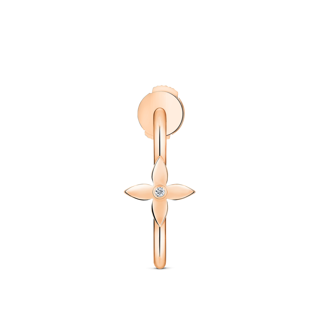 Idylle Blossom Ear Cuff, Pink Gold And Diamonds - Per Unit - Categories