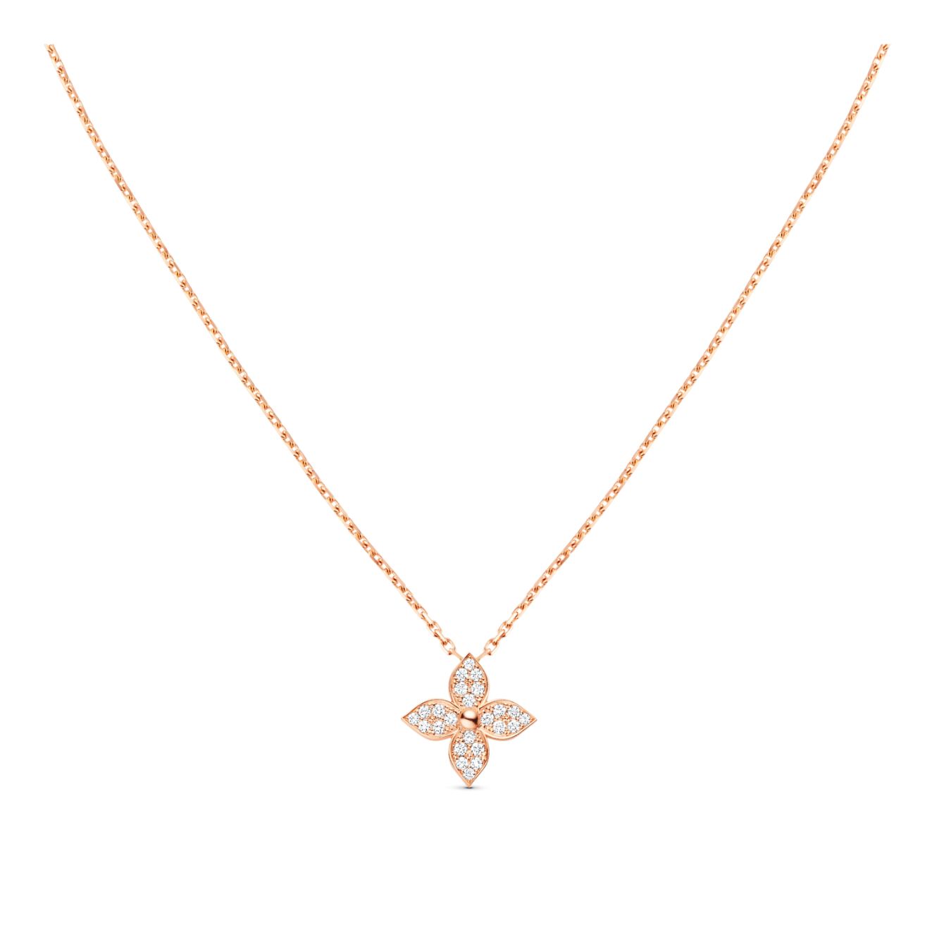 Louis Vuitton Star Blossom Pendant In Pink Gold And Diamonds - Vitkac shop  online