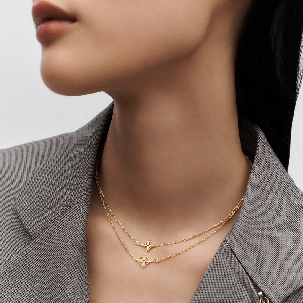 Louis Vuitton Star Blossom Pendant Necklace, Women's Fashion