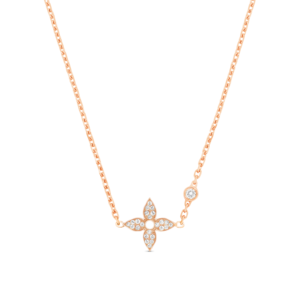Idylle Blossom Pendant, Yellow Gold And Diamonds - Jewelry - Categories