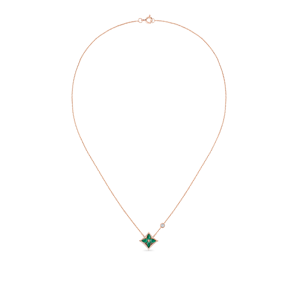 Louis Vuitton Colour Blossom BB Star Pendant, Pink Gold, Malachite And  Diamond - Vitkac shop online
