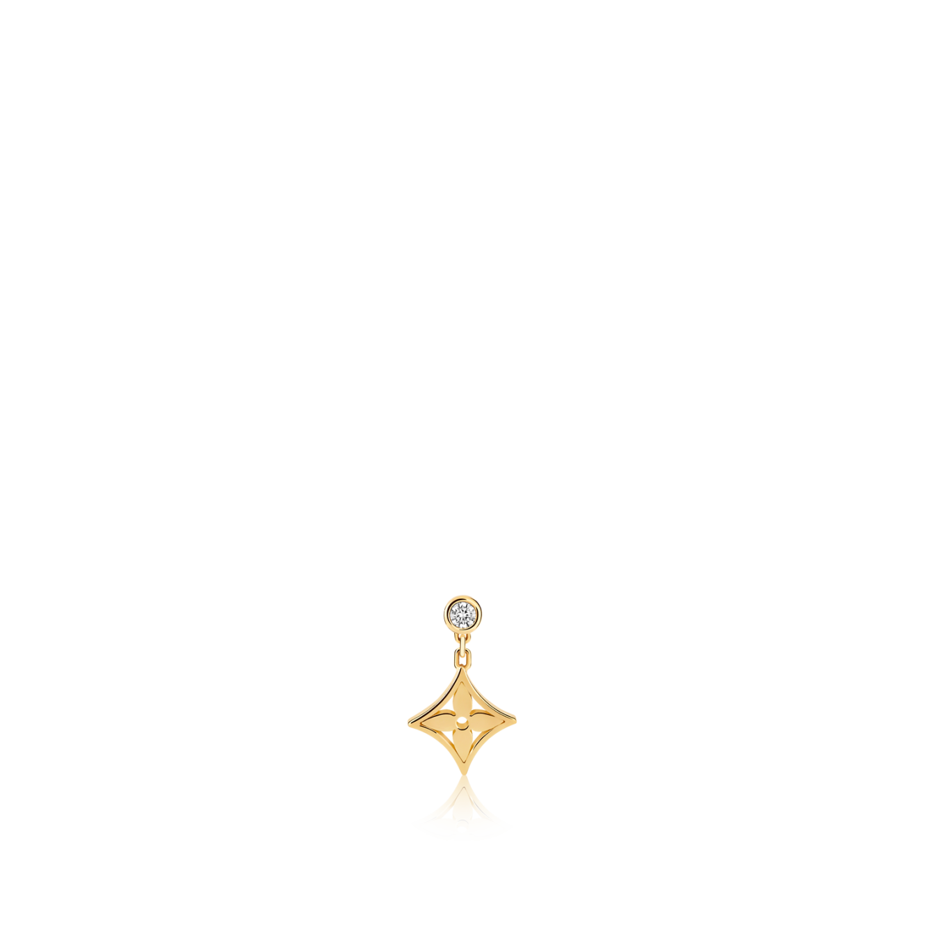 Louis Vuitton Idylle Blossom LV Ear Stud, Yellow Gold and Diamond - Per  Unit - Vitkac shop online