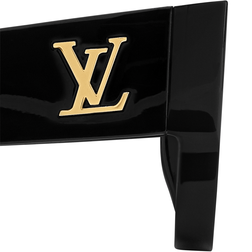 LOUIS VUITTON LV Clash Mask Square Sunglasses Z1579W Black