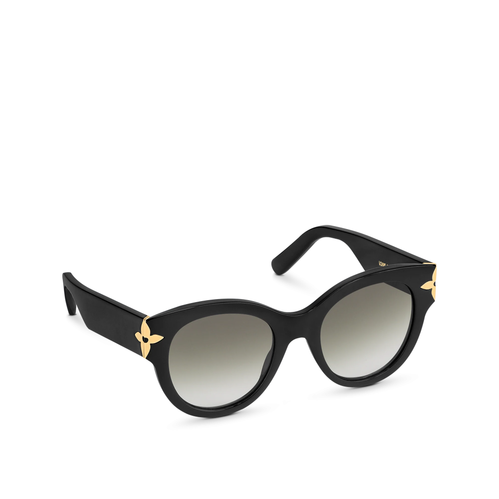Louis Vuitton LV Signature Square Round Sunglasses Anthracite Acetate. Size U