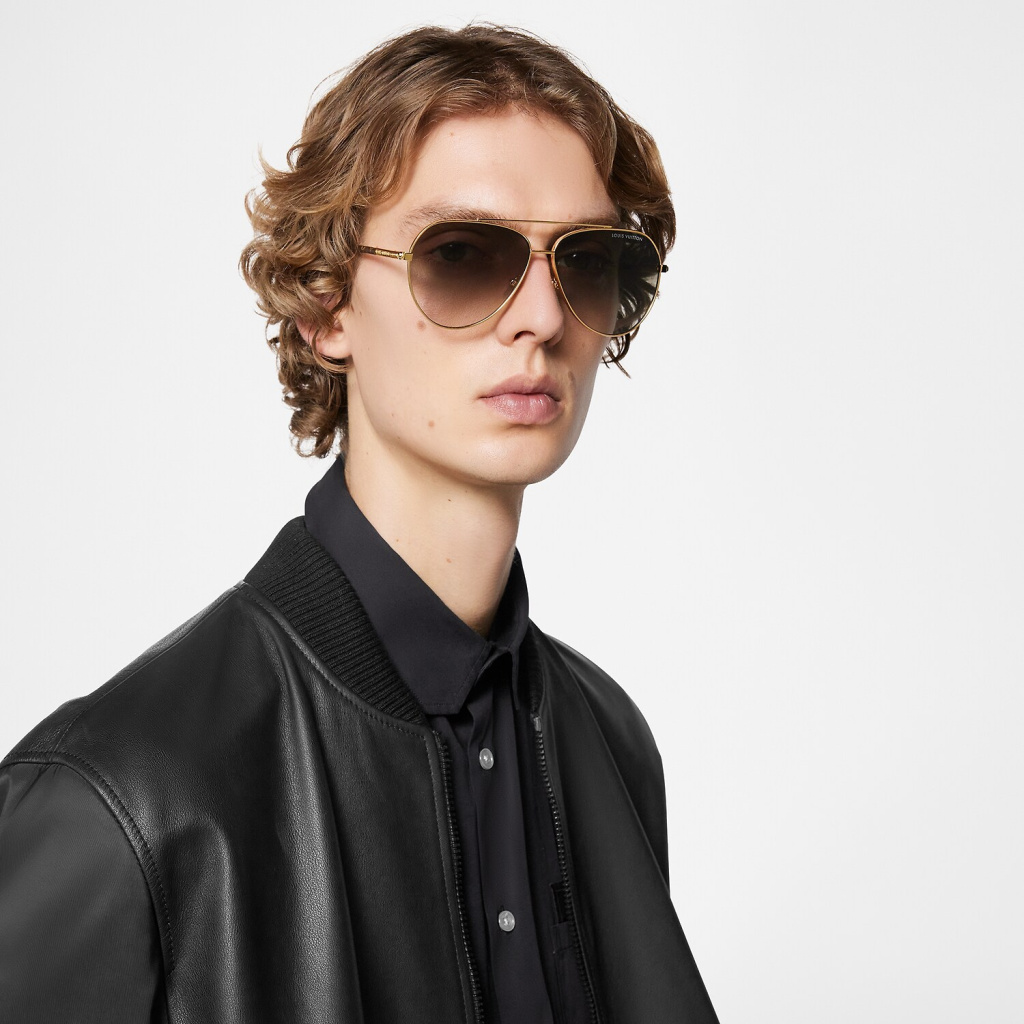 Louis Vuitton Leather Sunglasses for Men