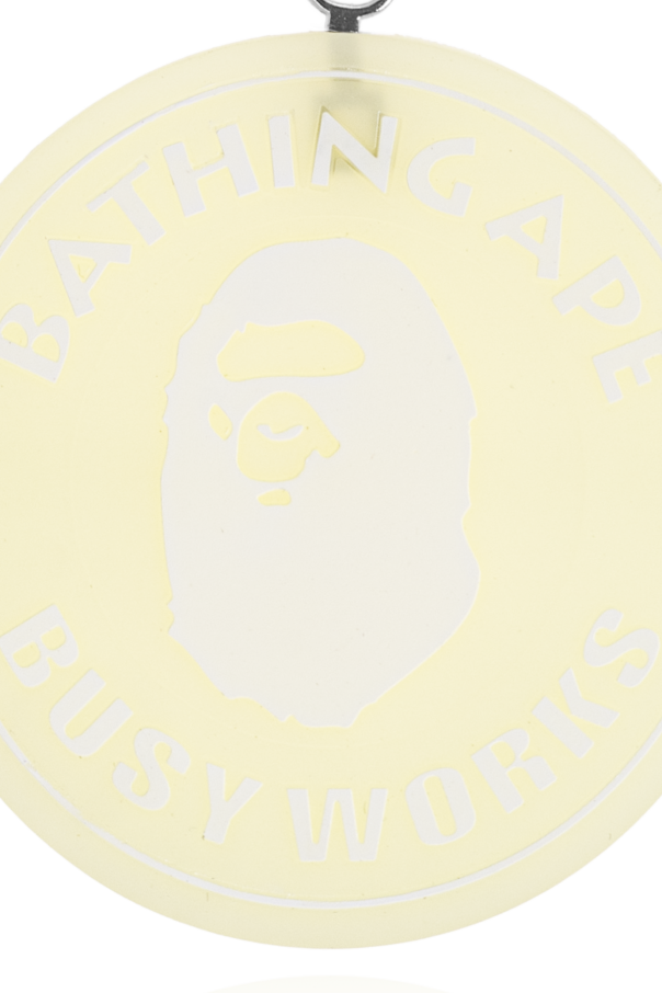 A BATHING APE® Keychain with logo