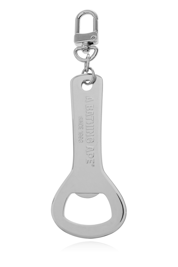 A BATHING APE® Brass keychain