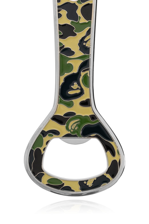 A BATHING APE® Brass keychain