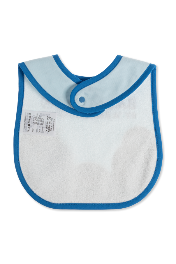 A BATHING APE® Kids Bib with print