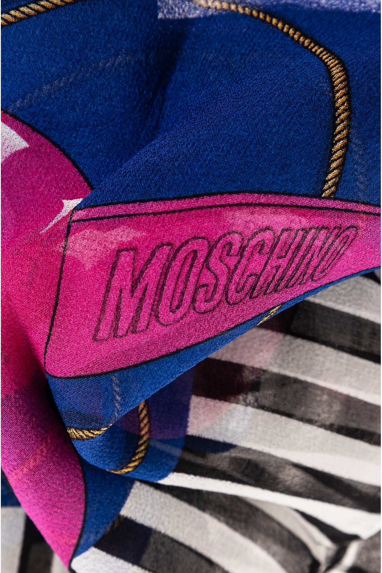 Moschino Silk pocket square