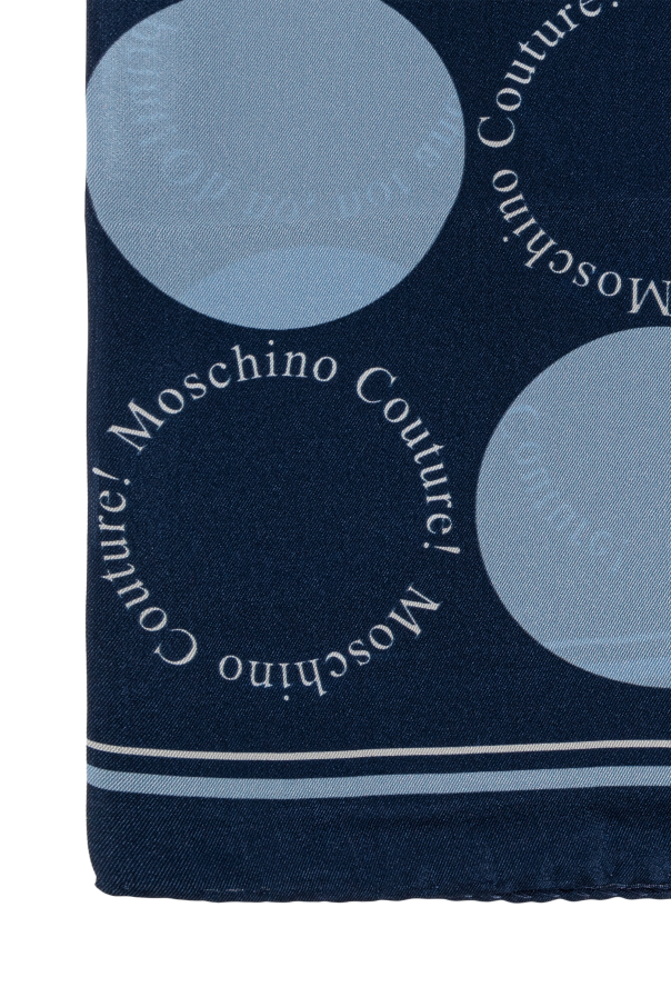 Moschino Pañuelo de seda con logo