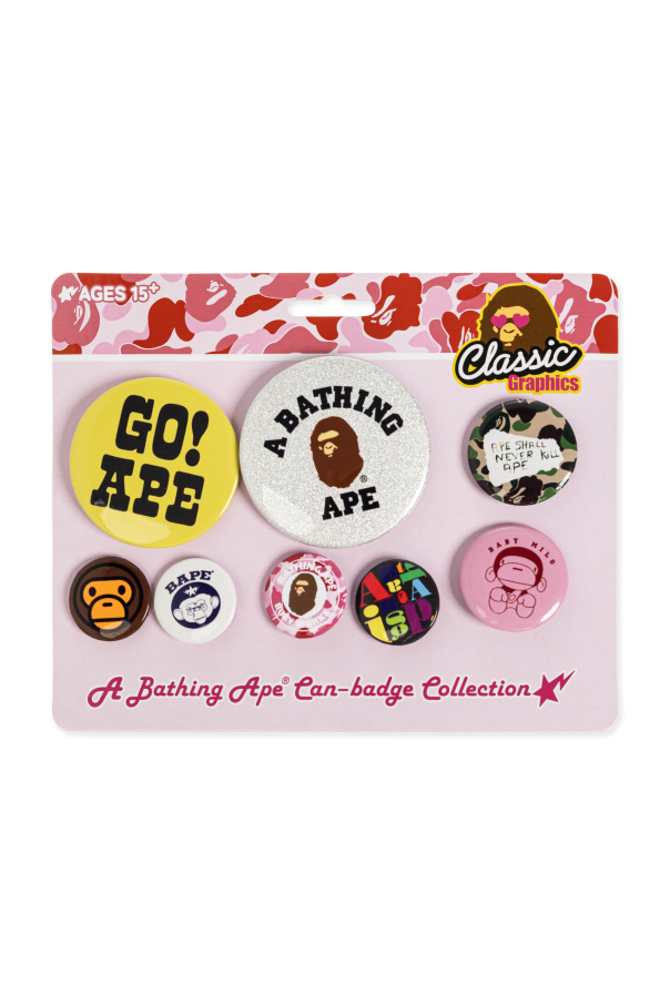 Badges with logo od A BATHING APE®