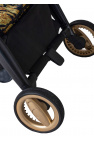 Versace Kids BLACK Barocco-printed baby stroller