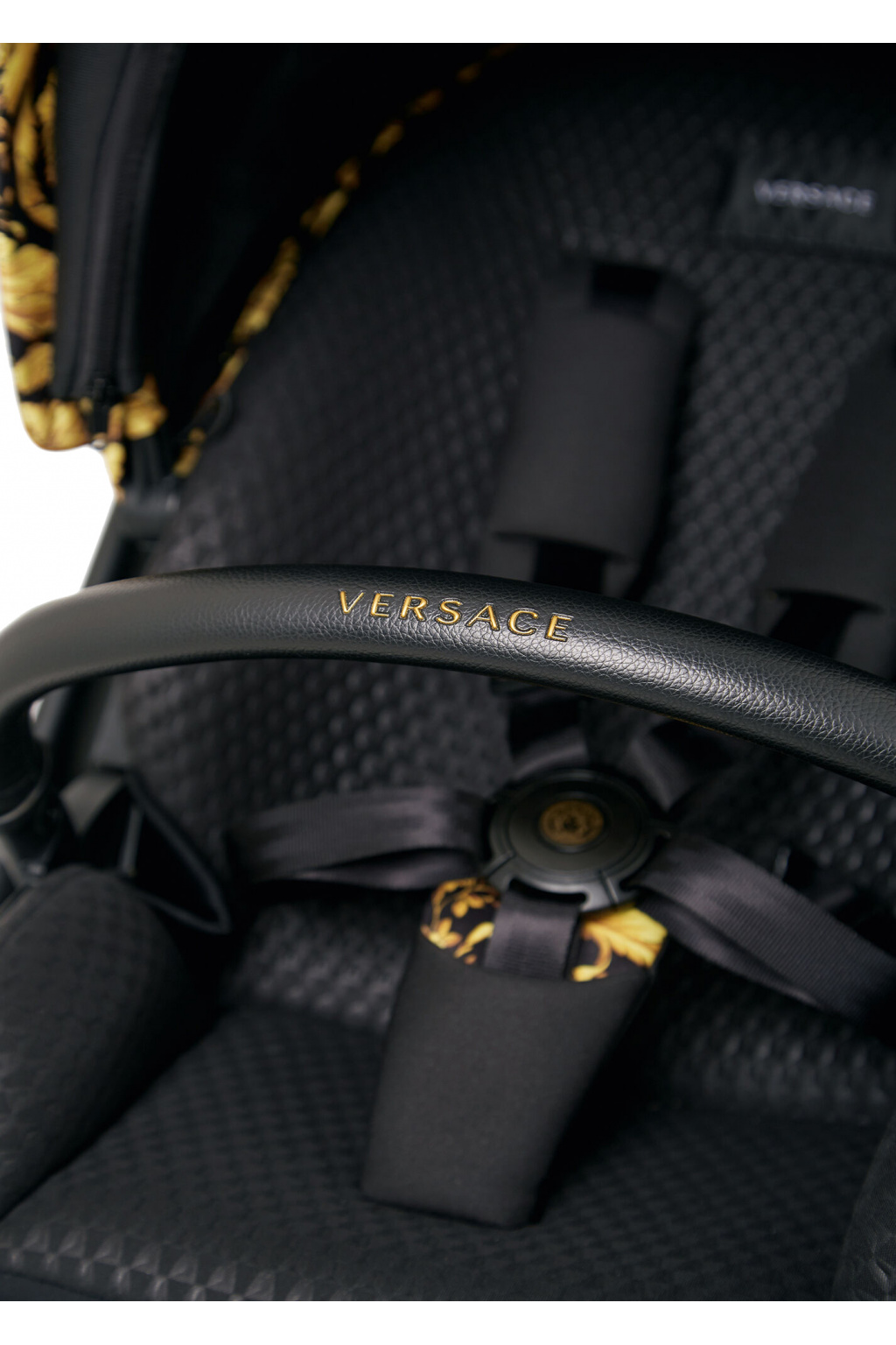 Versace Kid Barocco-printed baby stroller