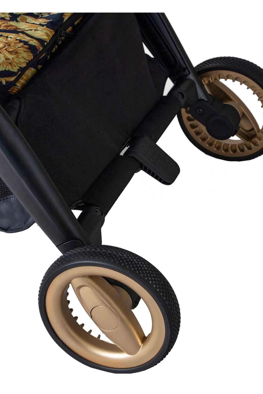 Versace Kid Barocco-printed baby stroller