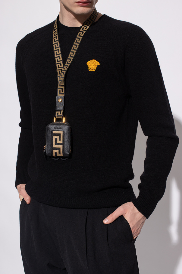 Versace ‘Greca’ earphones pouch