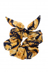 Versace BLACK Silk scrunchie