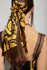 Versace BLACK Patterned scrunchie