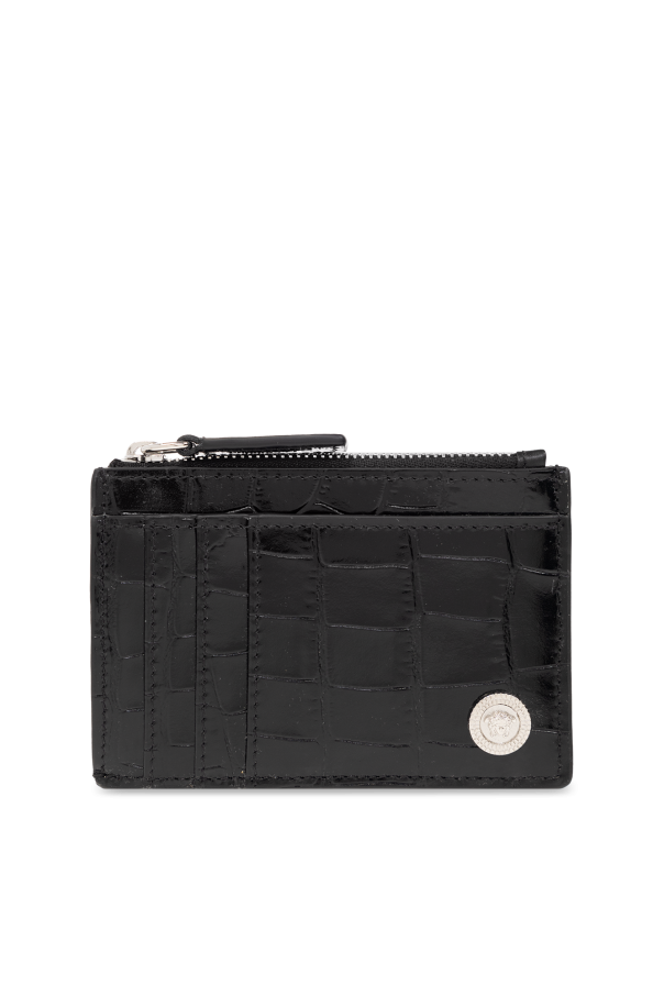Leather card case od Versace