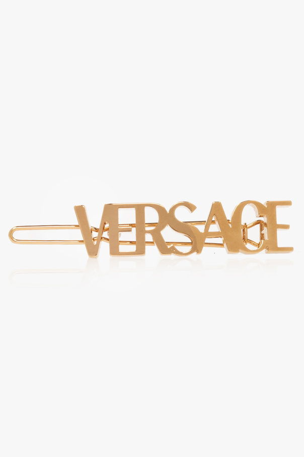 Versace Hair clip with logo