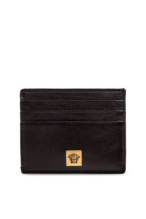 Estuche de tarjetas de cuero