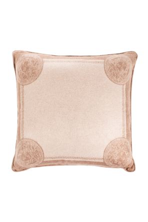 Cushion with medusa face od Versace Home