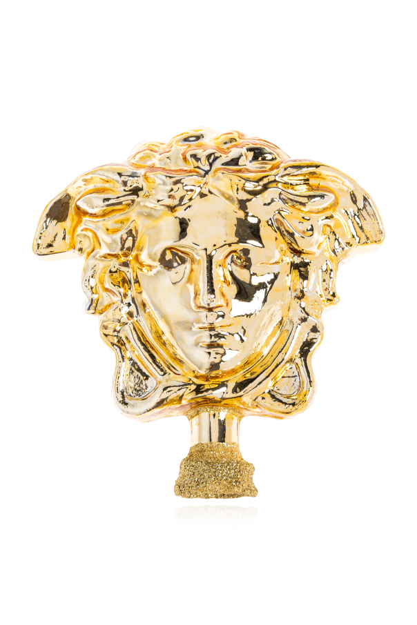 Versace Home Holiday ornament in the shape of Medusa's head