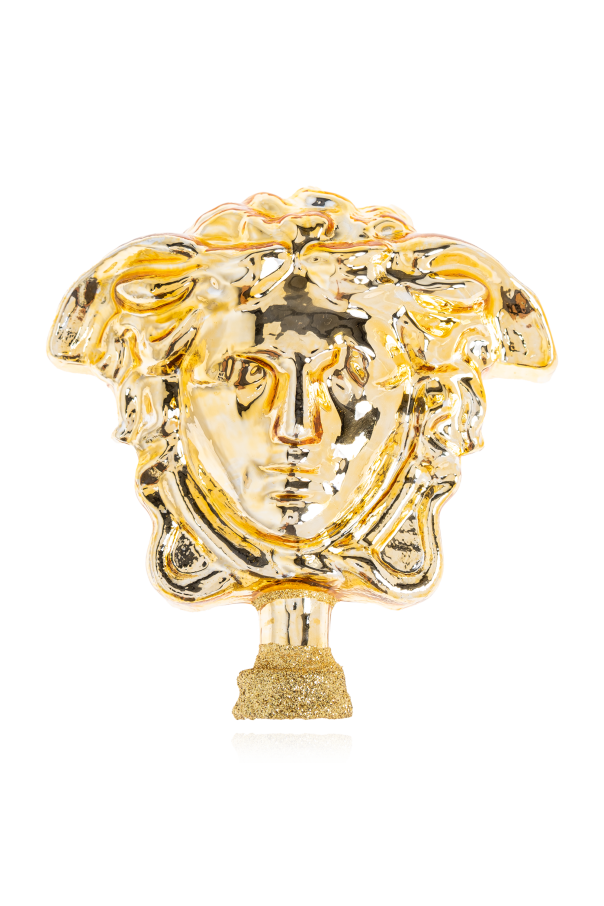 Versace Home Holiday ornament in the shape of Medusa's head