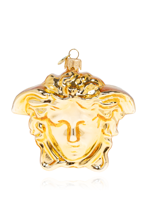 Versace Home Holiday ornament in the shape of a Medusa head