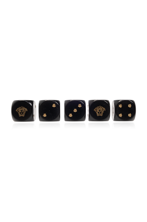 Dice set in leather case od Versace Home