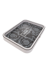 Versace Home GREY Tray with Barocco pattern