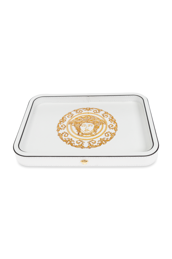 Versace Home Leder-Tablett